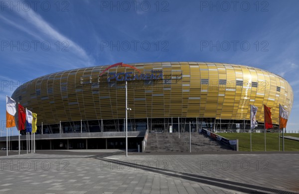 Football stadium built in 2011 by architects RKW Rhode Kellermann Wawrowsky for the 2012 European