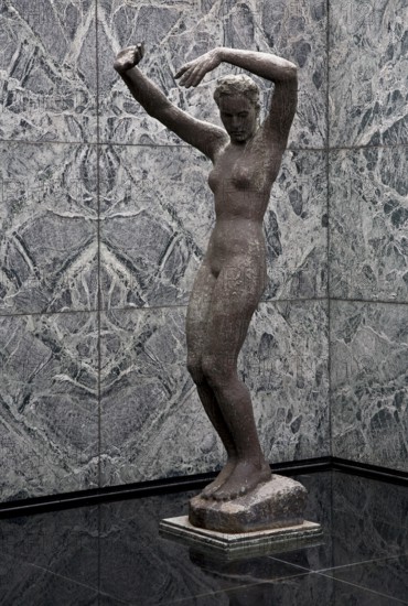 Barcelona Pavilion Pavilion of the 1929 World Exhibition, rebuilt 1983-1986, interior with