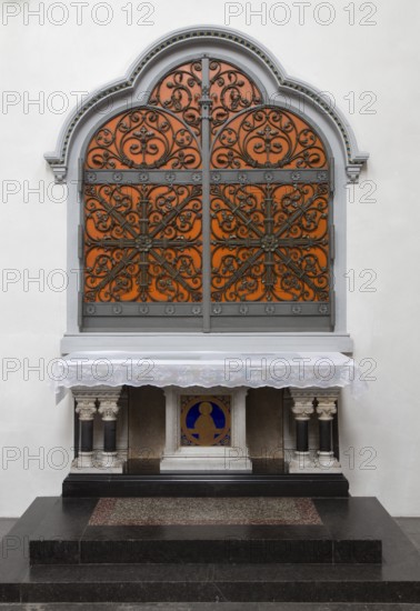 Shrine altar for the sandals of Christ (19th century) Church of St., Church of St., St., St., Saint