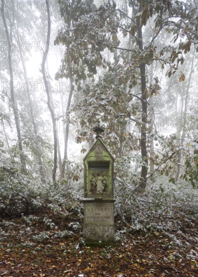 Station of the Way of the Cross in the forest, St., Saint, Saint
