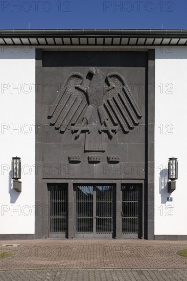 Butzweilerhof, reception building from 1936 with eagle