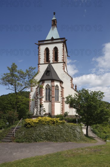 View from west, St., Sankt, Saint