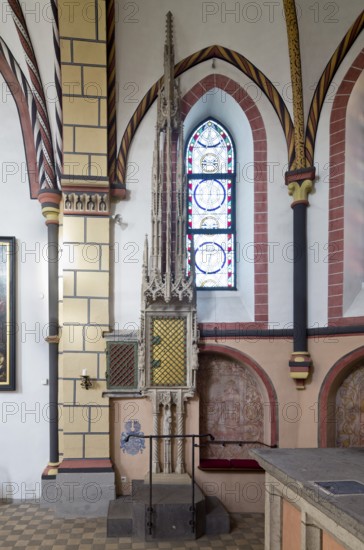 Pilgrimage church, choir room with sacrament house, St., Sankt, Saint