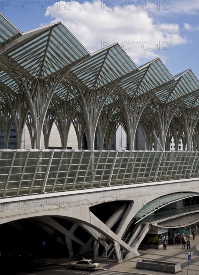 Lisbon, East railway station by Santiago Calatrava 1998