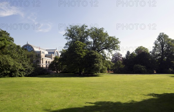 English lot, in the background the Festhaus