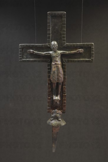 Romanesque crucifix in the museum, St., Sankt, Saint