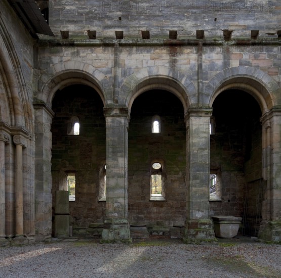 Paulinzella, monastery ruins. Main construction period 1105-24 since 16-17th century Ruin of the