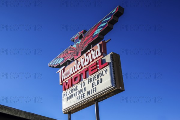 Thunderbird Motel Elko, Nevada, USA, North America