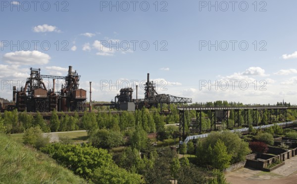 Former Thyssen AG steelworks, blast furnaces