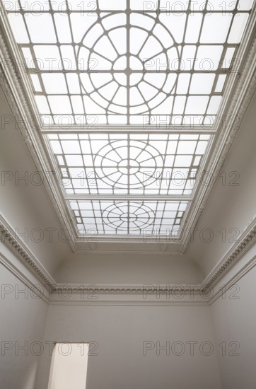 Interior rooms empty during the 2016 renovation by Winfried Brenne Architekten, large hall with