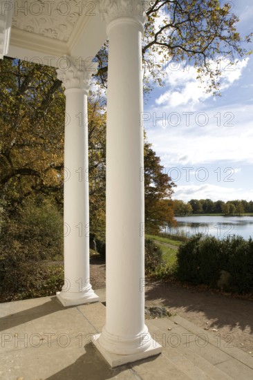 View of the lake from the Pantheon
