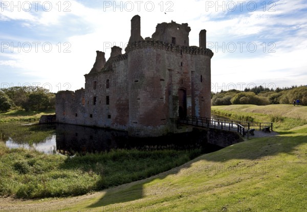 Caerlaverock Castle near Dumfries