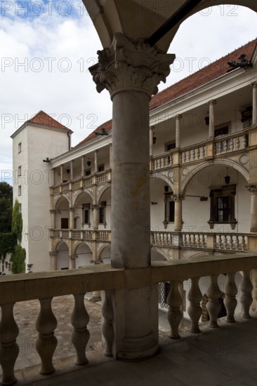 Arcaded courtyard, begun in 1544