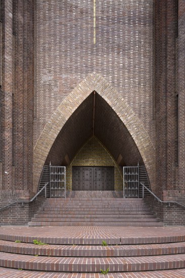 Berlin, church on Hohenzollerndamm, built 1931-1932 by Fritz Höger