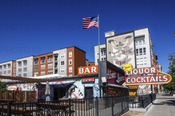 Liquor Shop, Freemont Street, Las Vegas, Nevada, USA, North America