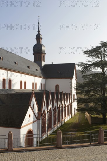Monastery church, south side with chapels, St., Sankt, Saint
