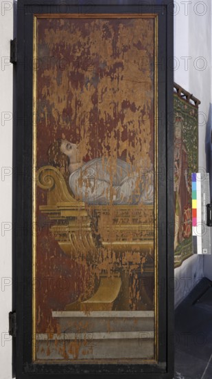 Prince's crypt, panel from the tomb of Duke Johann III, back, St., Saint, Saint