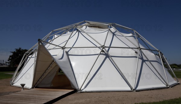 Richard Buckminster Fuller 1978, erected in Weil am Rhein 2000 Oblique view