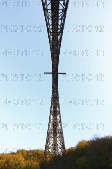 Germany's highest railway bridge 1893-1897, 107 metres high, 465 metres long