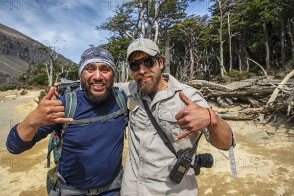 Mountain guide and ranger in Torres del Paine National Park, Patagonia, Chile, South America