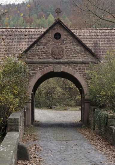 Former Cistercian nunnery Himmelthal in Spessart. Founded in 1232, the present church dates from
