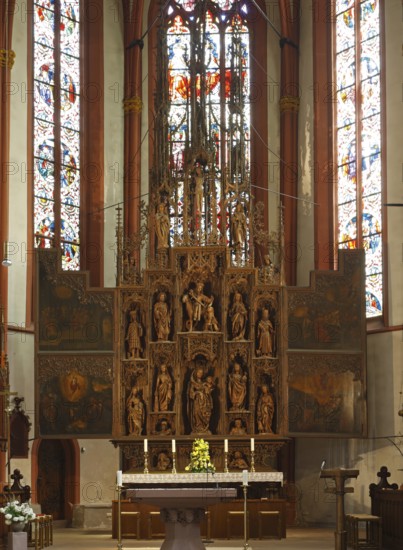 Carved altar, St., Saint, Saint