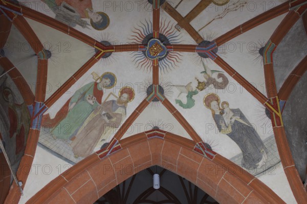 South aisle, frescoes in the 4th bay Church of St., Church of St., St., St., Saint