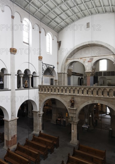 View from the north gallery to the south-west to the west gallery, St., Sankt, Saint