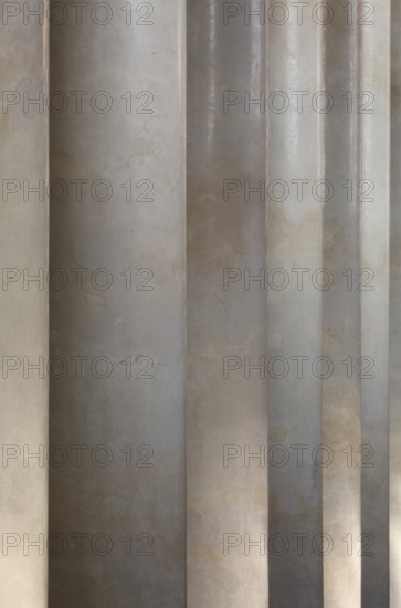 Built in 1830 by Georg Moller, rebuilt 1949-1953, southern row of columns, optical illusion, St.,