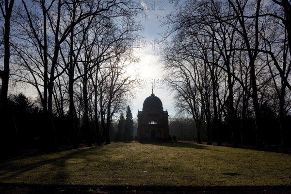 View of the chapel completed in 1887, St., Sankt, Saint