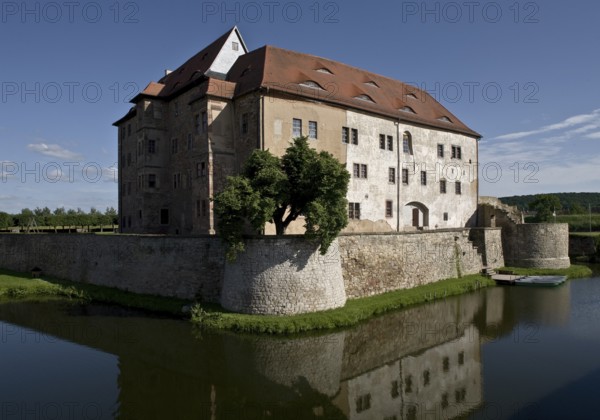 Heldrungen, moated castle