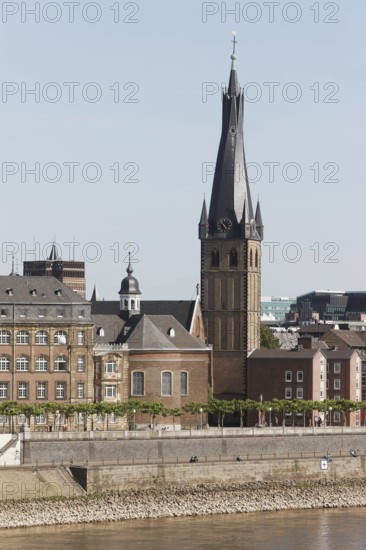View from north-west over the Rhine, St., Sankt, Saint