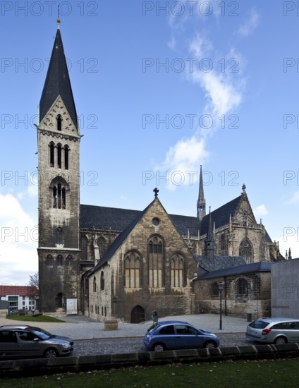 Halberstadt, cathedral with new ridge turret