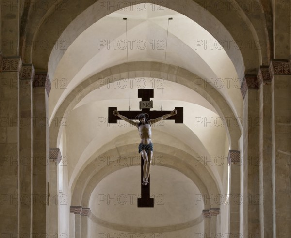 Choir vault with triumphal cross around 1500, St., Sankt, Saint