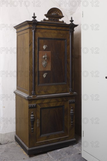 South choir tower, archive, old safe, safe deposit box, strongbox Church of St., Church of St., St