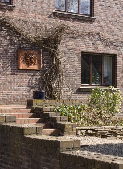 Former Steinert House, built in 1929 by Hans Poelzig, entrance area north-west side after