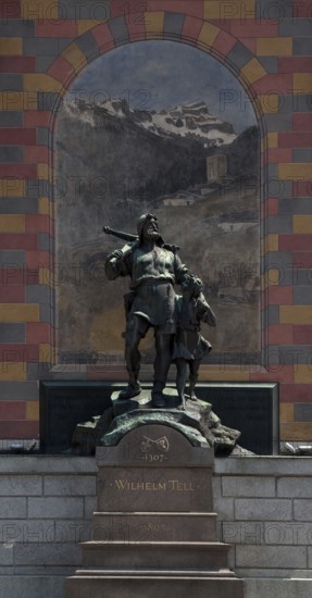 William Tell monument, 1895 by Richard Kissling