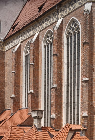 View from the parish centre to the choir, St., Sankt, Saint
