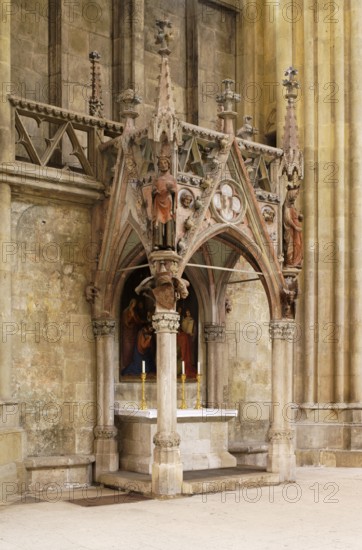 North aisle, Heinrich and Kunigunden altar around 1320, St., Sankt, Saint