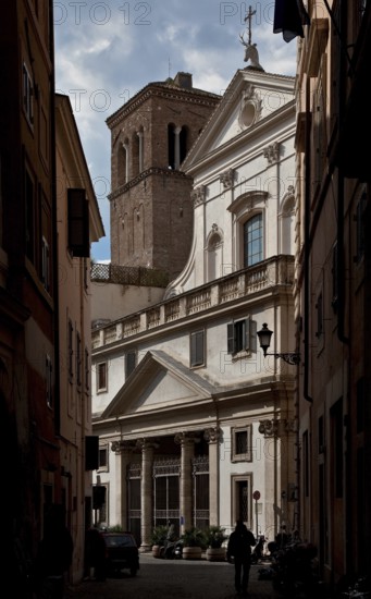 Facade and campanile from the south-east, St., Sankt, Saint