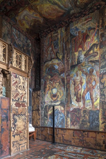 Jesteburg, Kunststätte Bossard, studio house, built 1912-1914 by Johann Michael Bossard, Edda Hall,