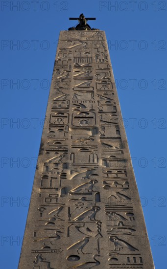 In the Piazza San Giovanni in Laterano, upper part, 15th century BC