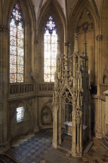 Northern side choir with Ursula altar around 1420/1430, St., Sankt, Saint