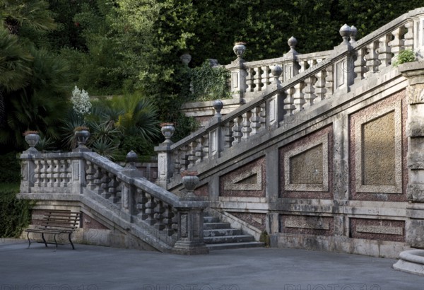 Tettuccio spa complex, outside staircase