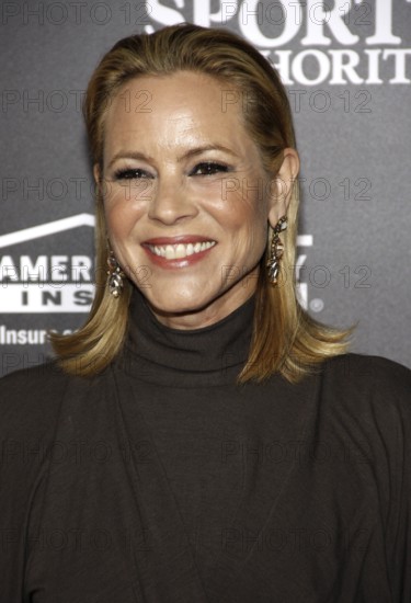 Maria Bello at the Los Angeles premiere of 'McFarland, USA' held at the El Capitan Theater in