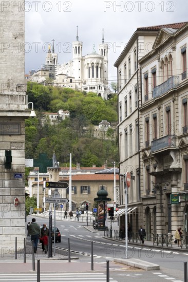 Above the Basilica of Notre-Dame de Fourvière, St., Saint, Saint