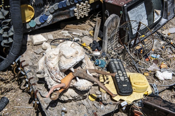 Scrap and curio dealer in Goldfield, Nevada, USA, North America