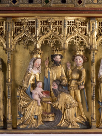 Werben, St John's Church, High Altar, Predella