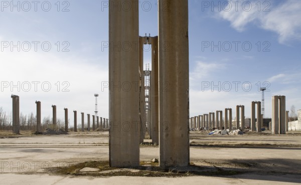 Zwickau, industrial ruin
