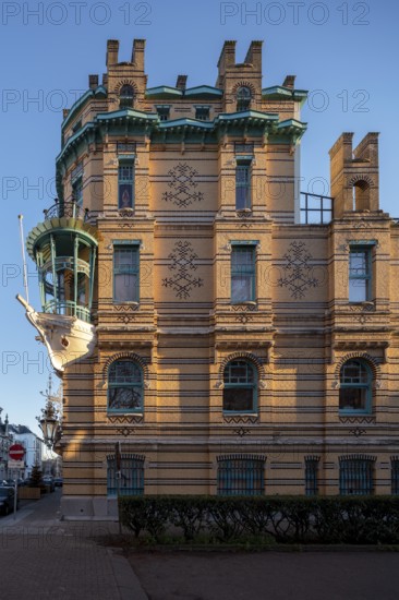 Antwerp, Art Nouveau houses, House of the Five Continents, built in 1901 by Frans Smet-Verhas,